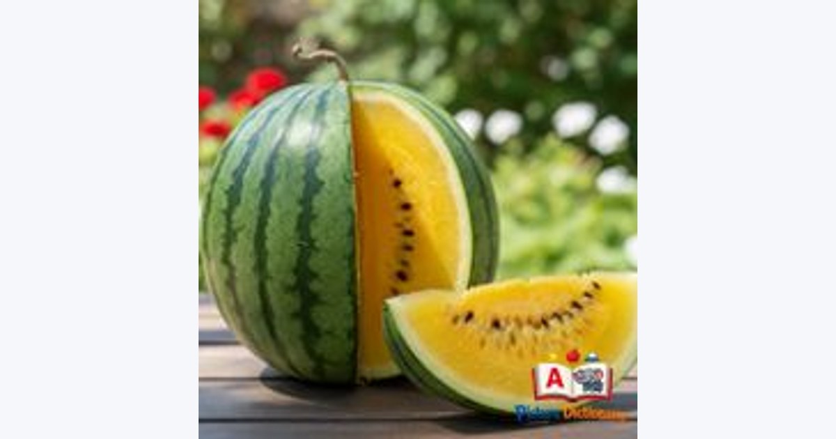 Yellow Crimson Watermelon