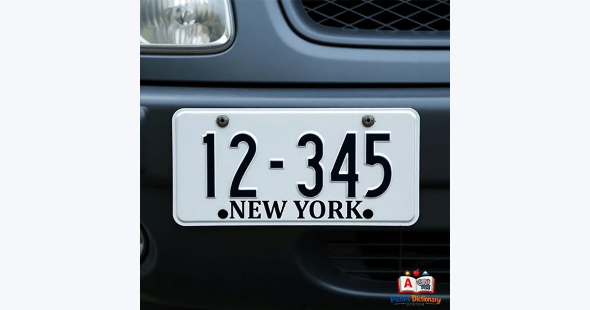 License plate